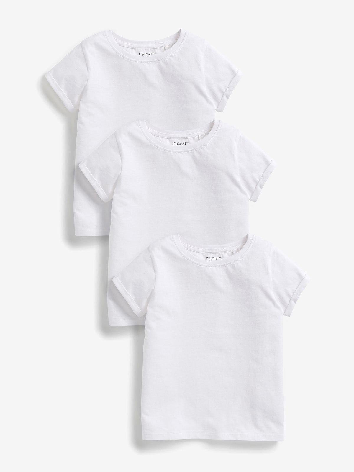 White 3 Pack T-Shirts (3-16yrs)
