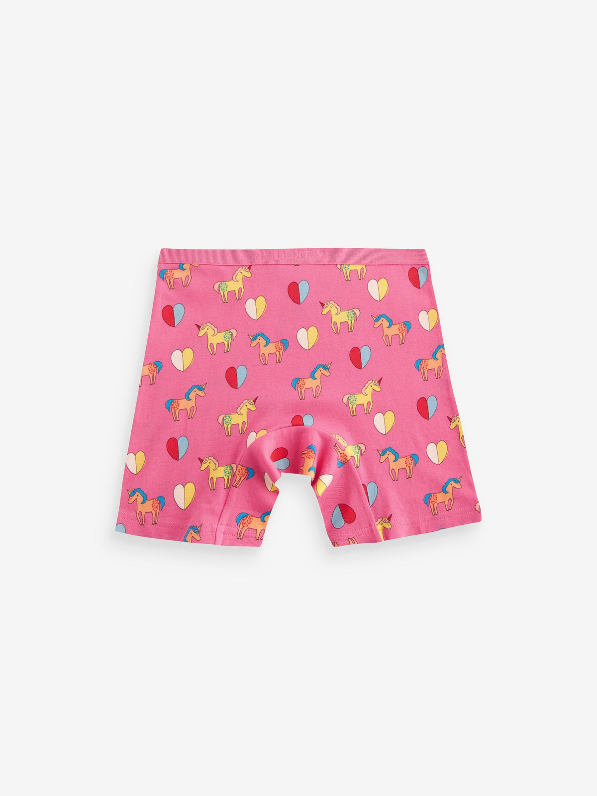Pink/Blue Stampy Long Leg Short Briefs 5 Pack (2-16yrs)