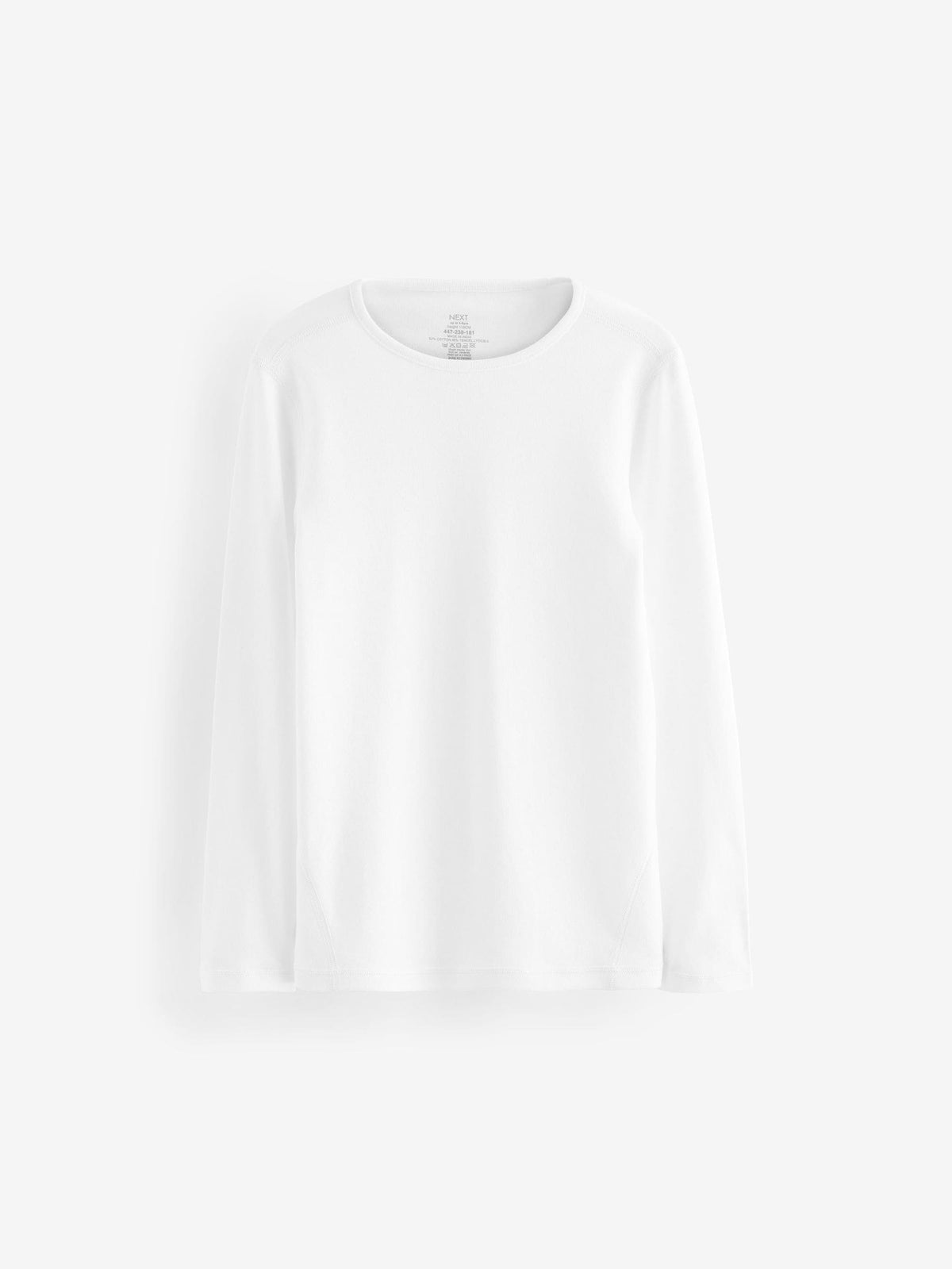 White Kind To Skin Long Sleeve T-Shirts 2 Pack (9mths-12yrs)