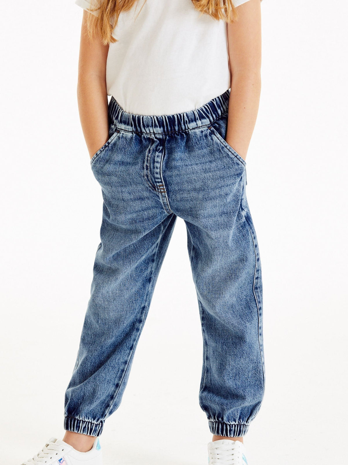 Blue Denim Joggers (3-16yrs)