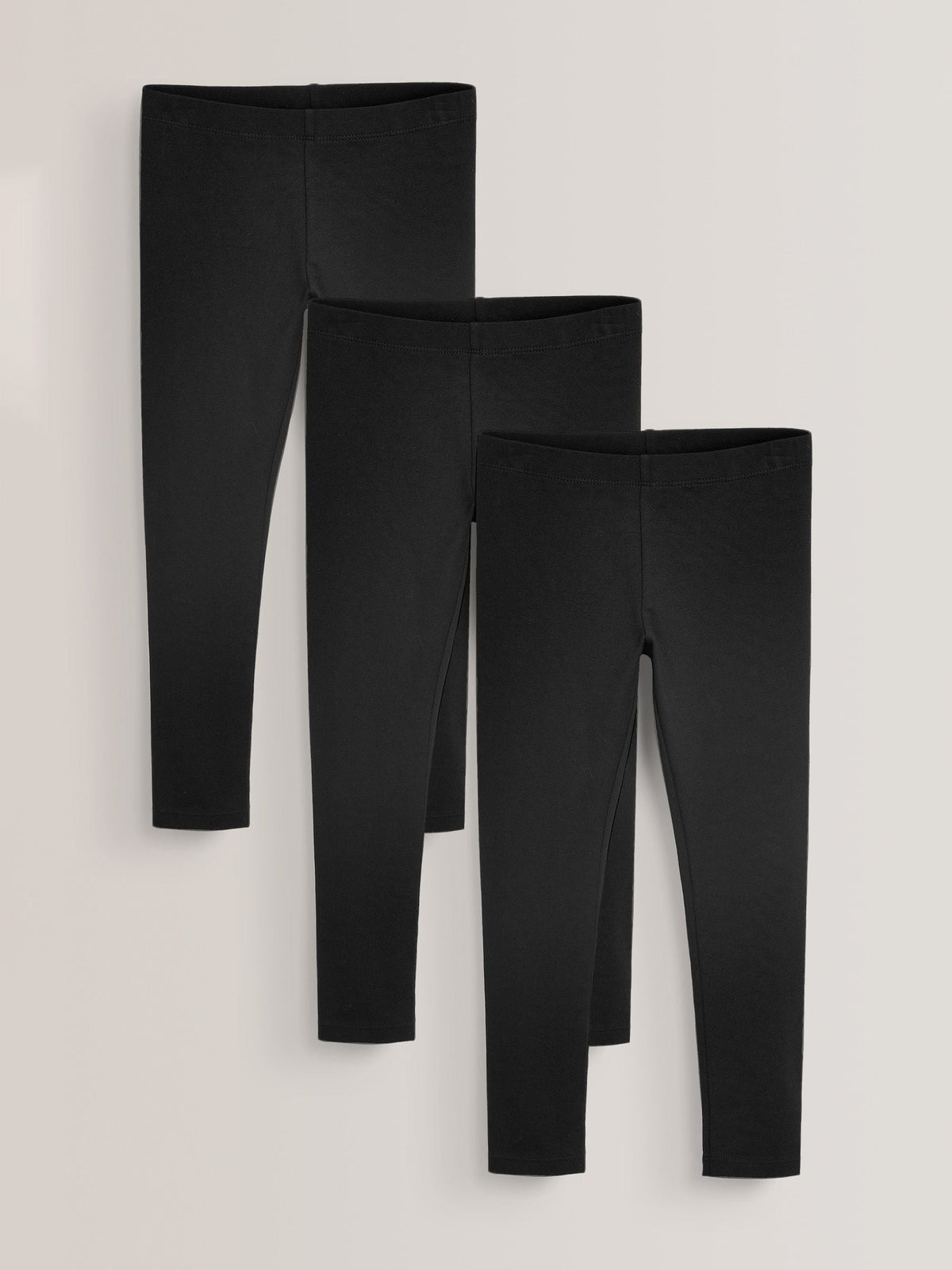 Black Regular Fit Leggings 3 Pack (3-16yrs)
