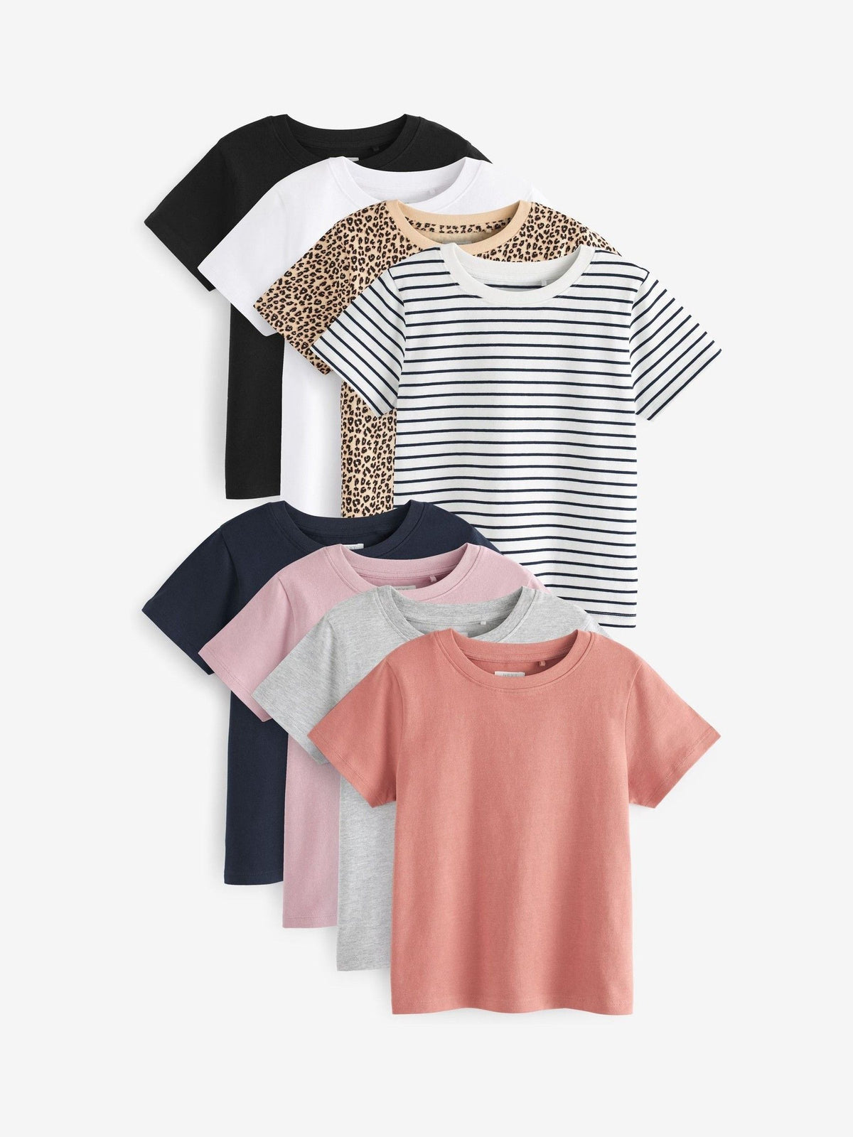 Multi T-Shirts 8 Pack (3-16yrs)