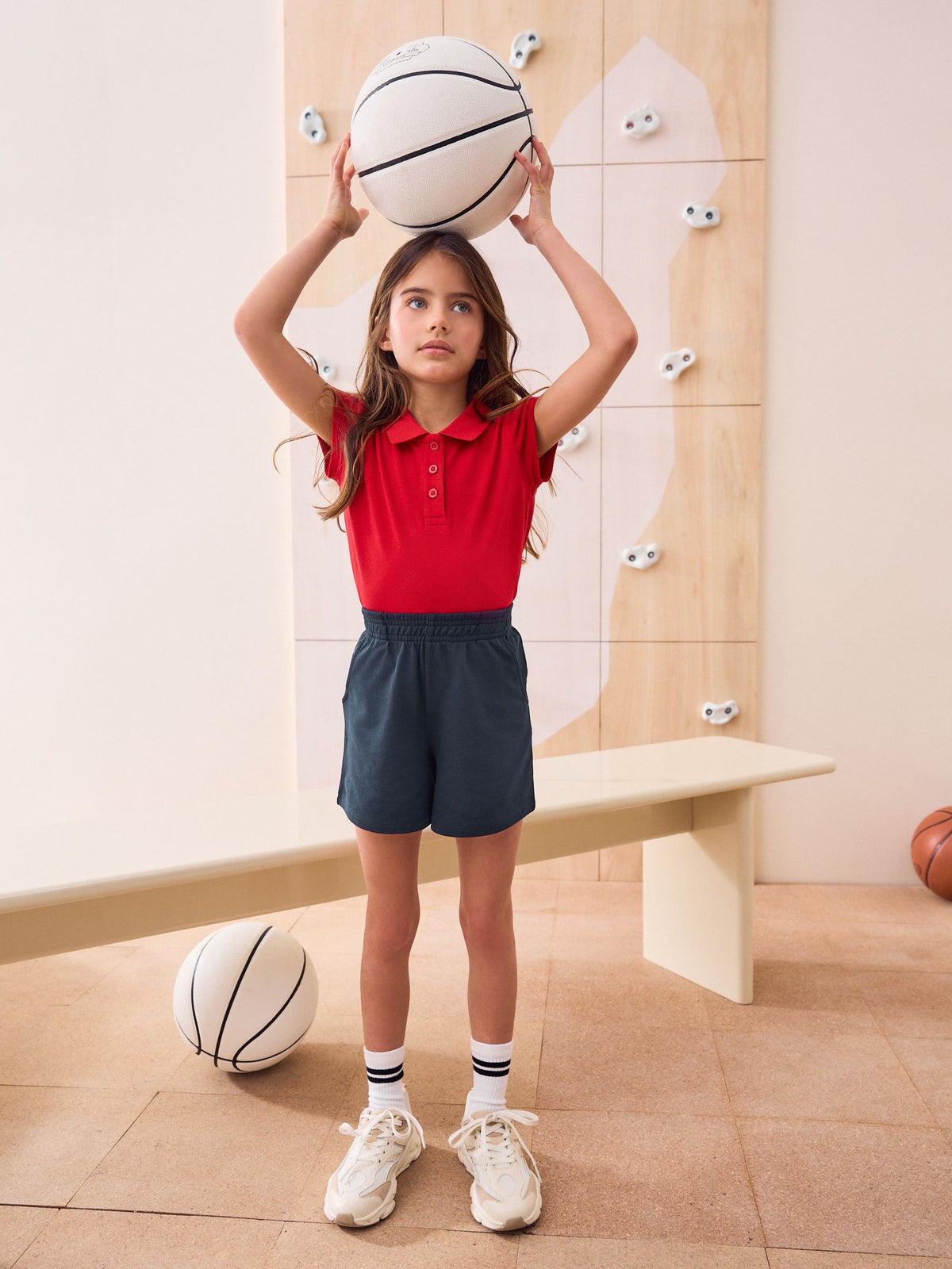 Navy Blue 100% Cotton Jersey School Shorts (3-16yrs)