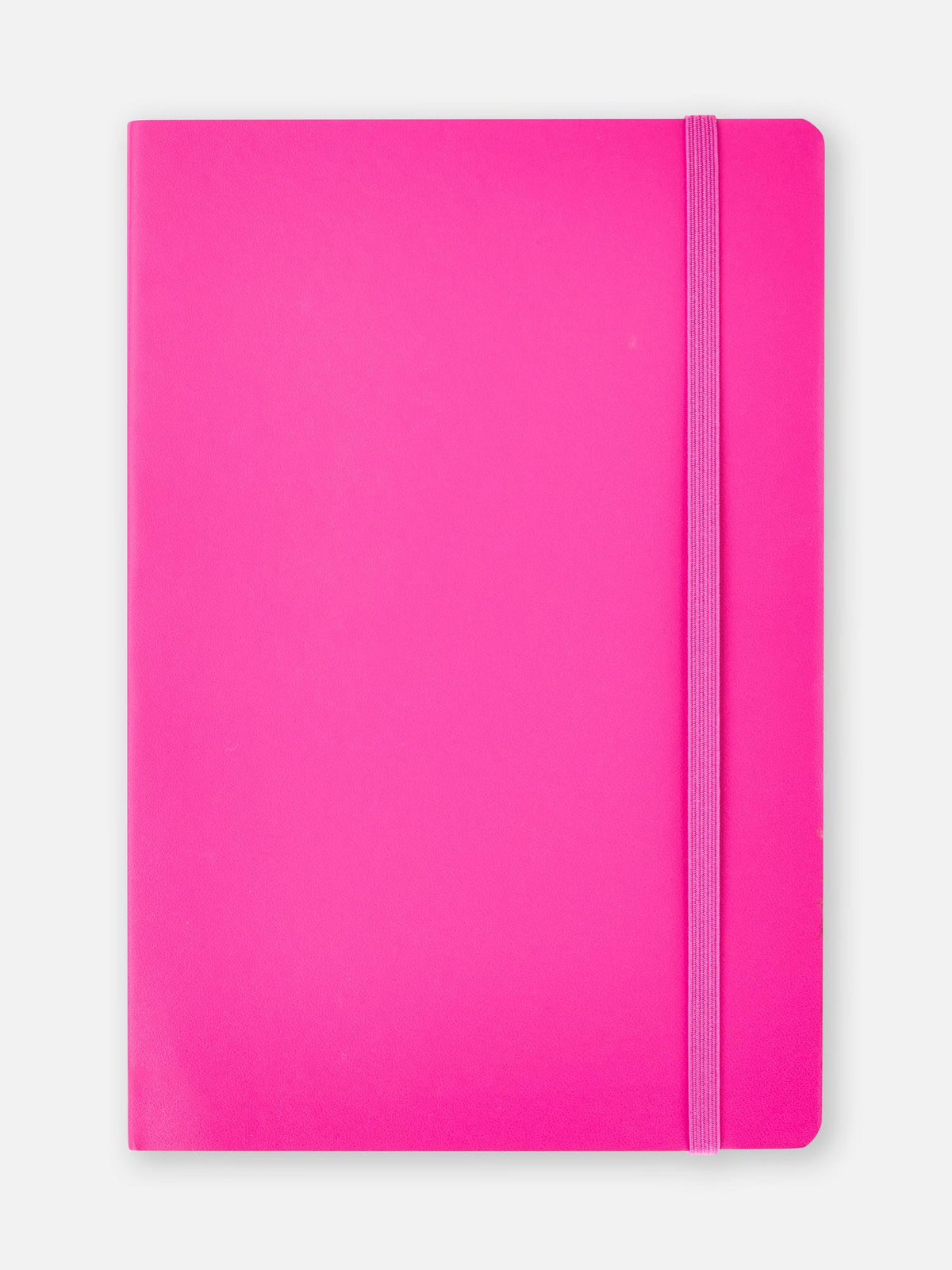 A5 Notebook with Elastic Strap - Pink