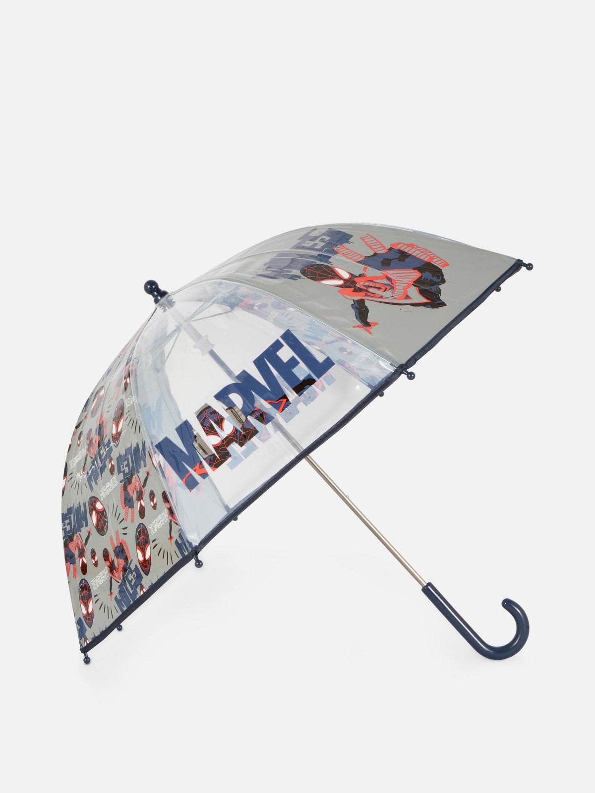 Marvel Spider-Man Miles Morales Umbrella - Grey