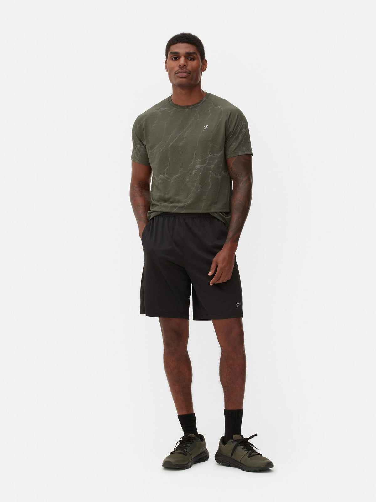 Mesh Gym Shorts - Black