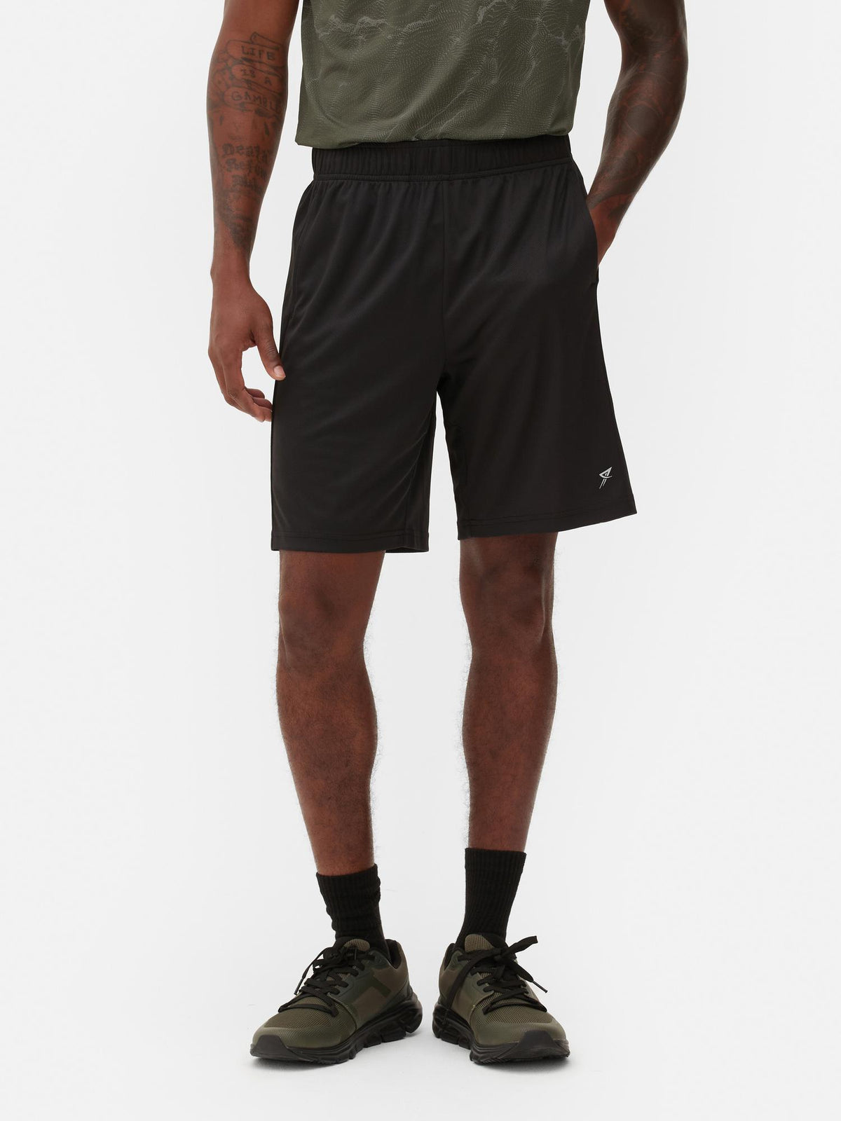 Mesh Gym Shorts - Black