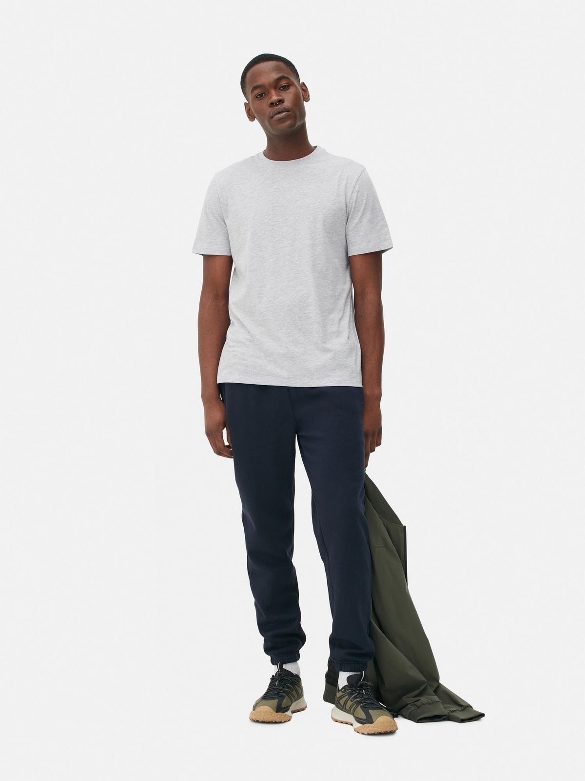 Regular Fit Marl T-shirt - Grey Marl