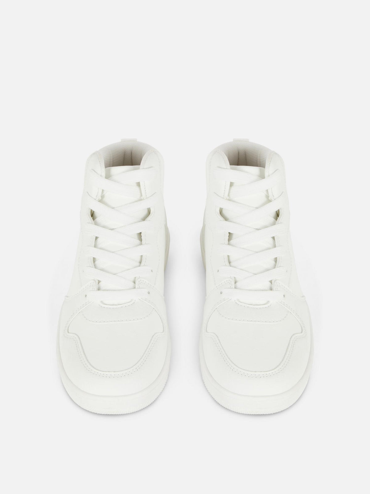 Chunky High-Top Trainers - White
