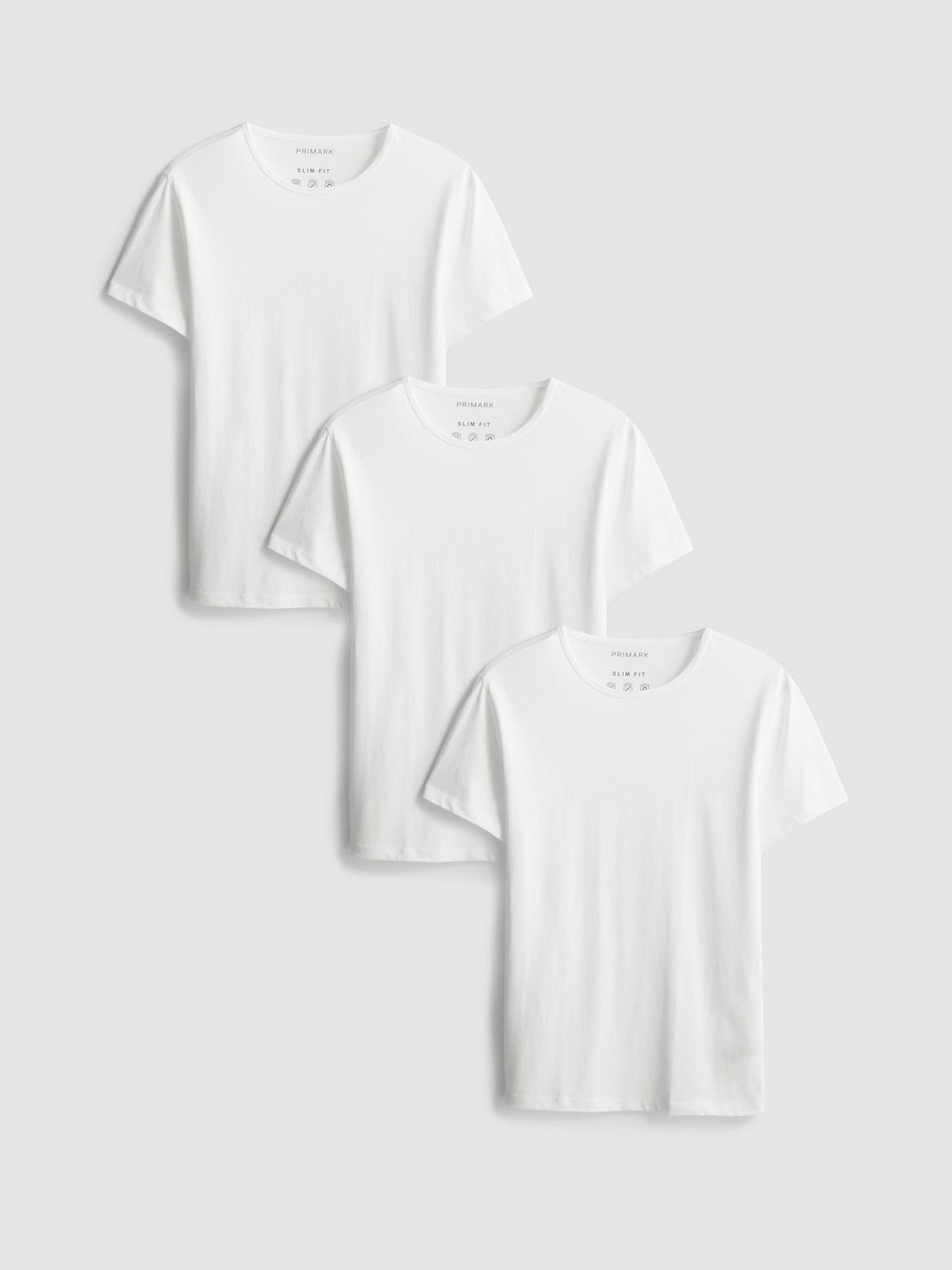 3pk Essential Crew Neck T-Shirts - White