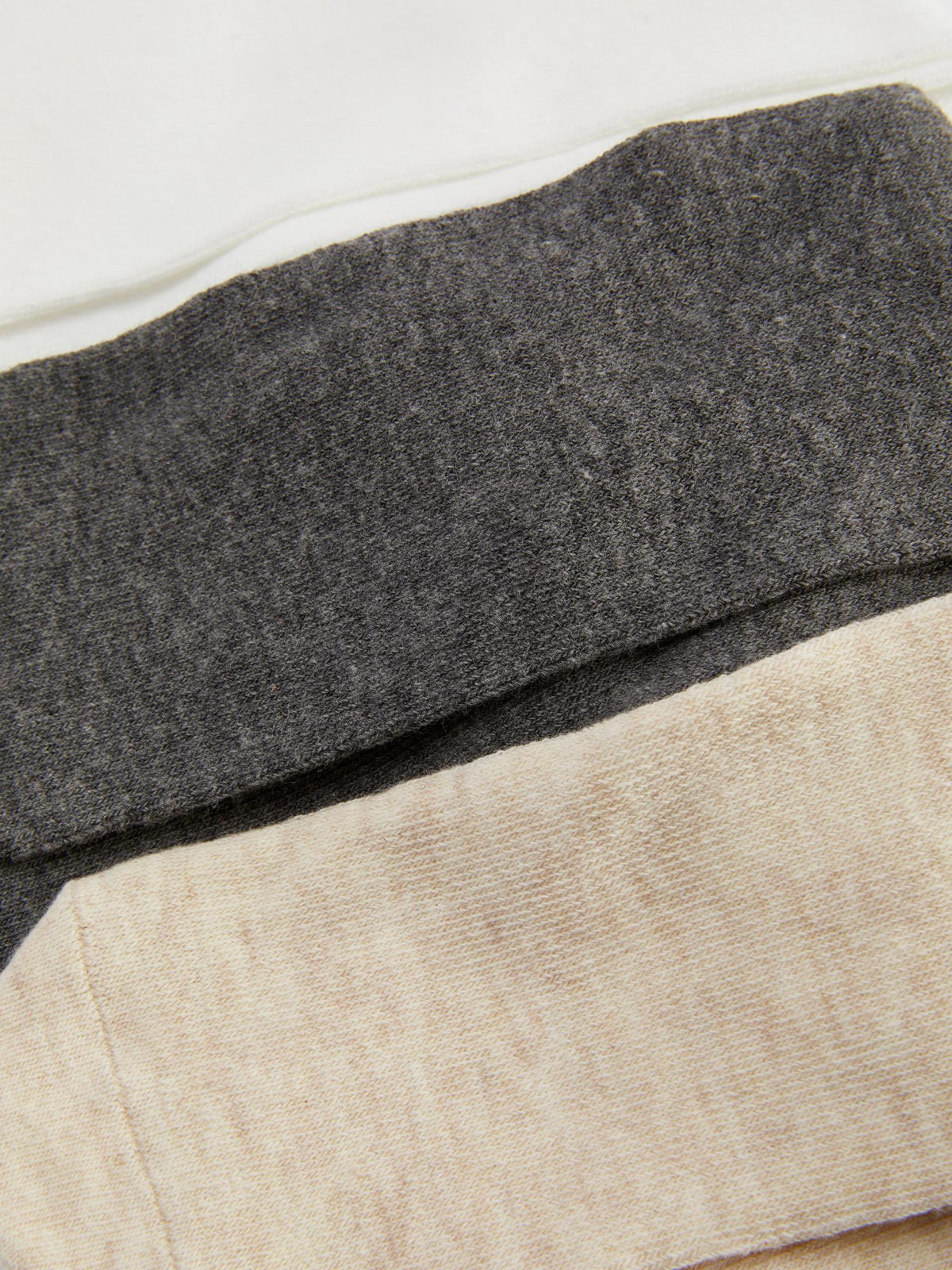 3pk Mixed Tights - Oatmeal