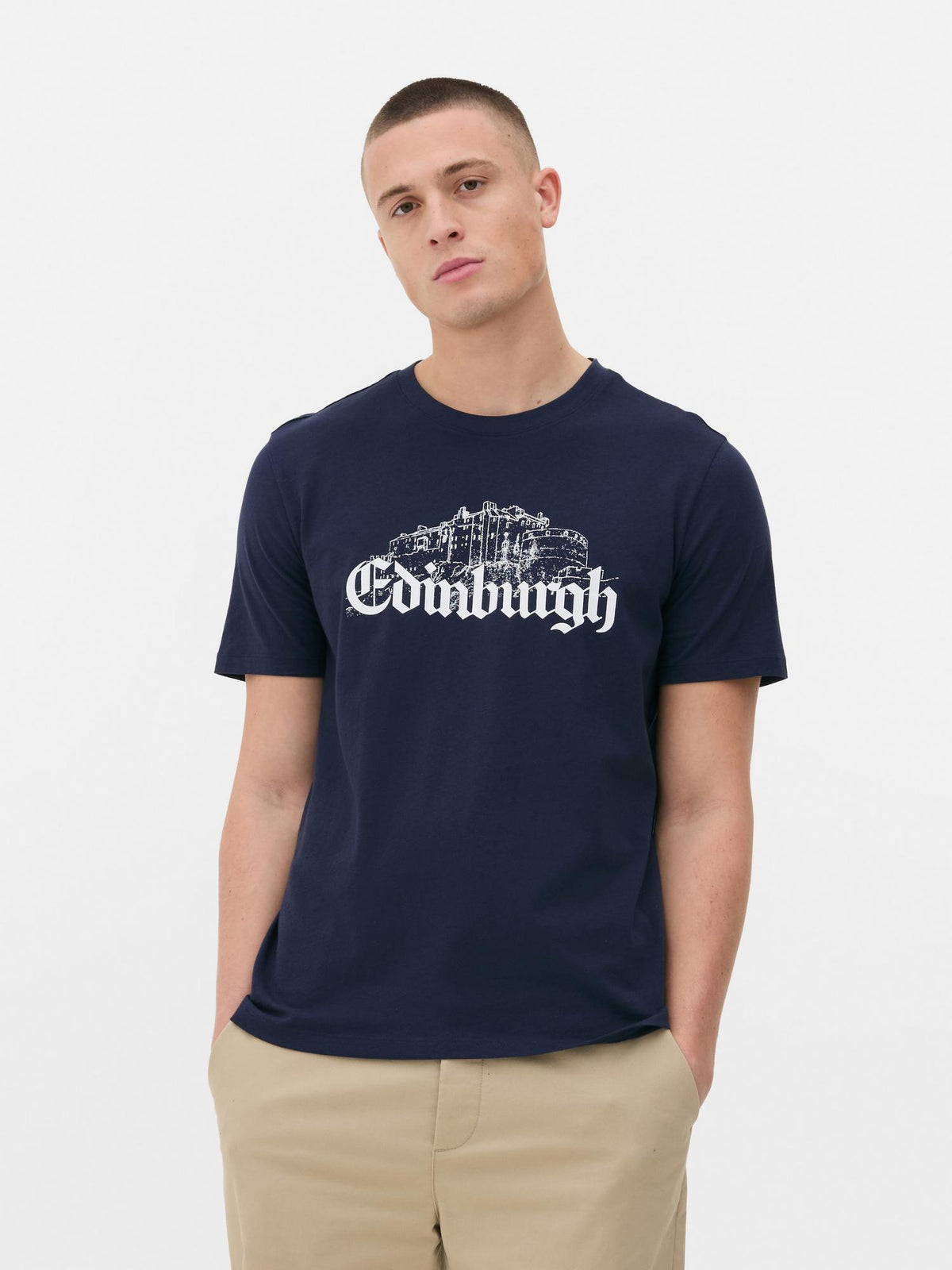 Edinburgh Short Sleeve T-shirt - Navy