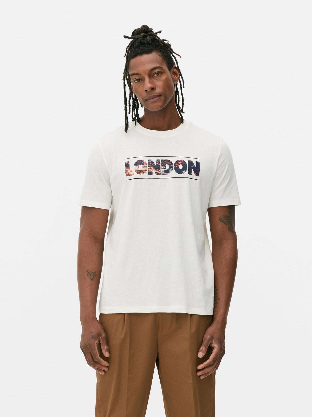 London Graphic Tee - Ecru