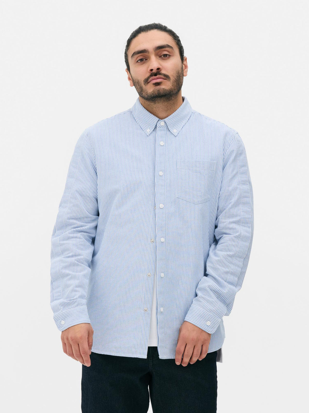 Adaptive Striped Oxford Shirt - Blue