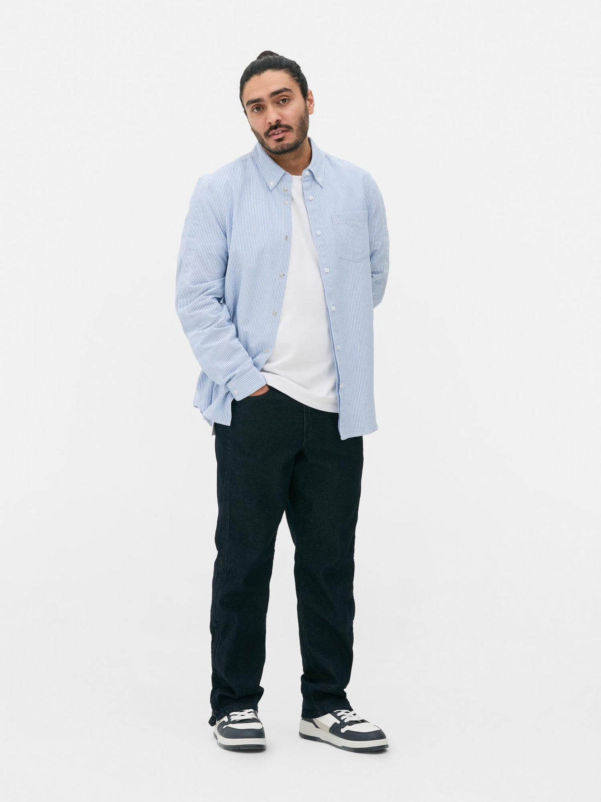 Adaptive Striped Oxford Shirt - Blue