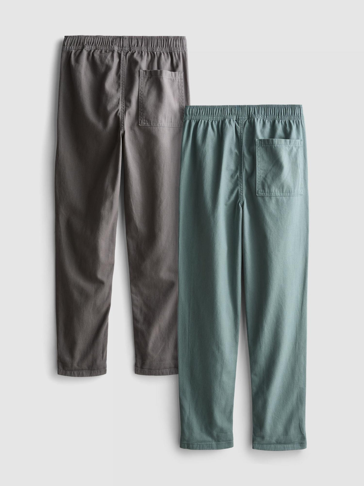 7-15yrs | 2pk Twill Joggers - Charcoal