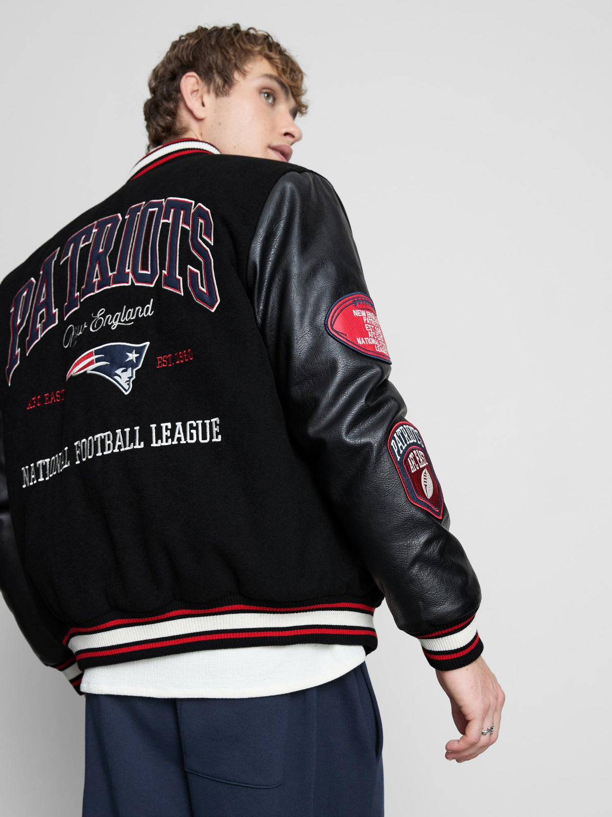 NFL New England Patriots Jacket - Black