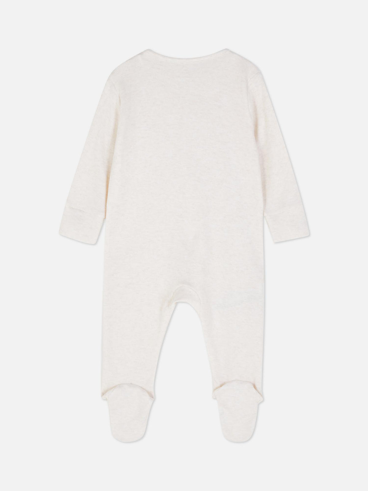 I Love My Grandma Newborn Wrap Sleepsuit - Oatmeal