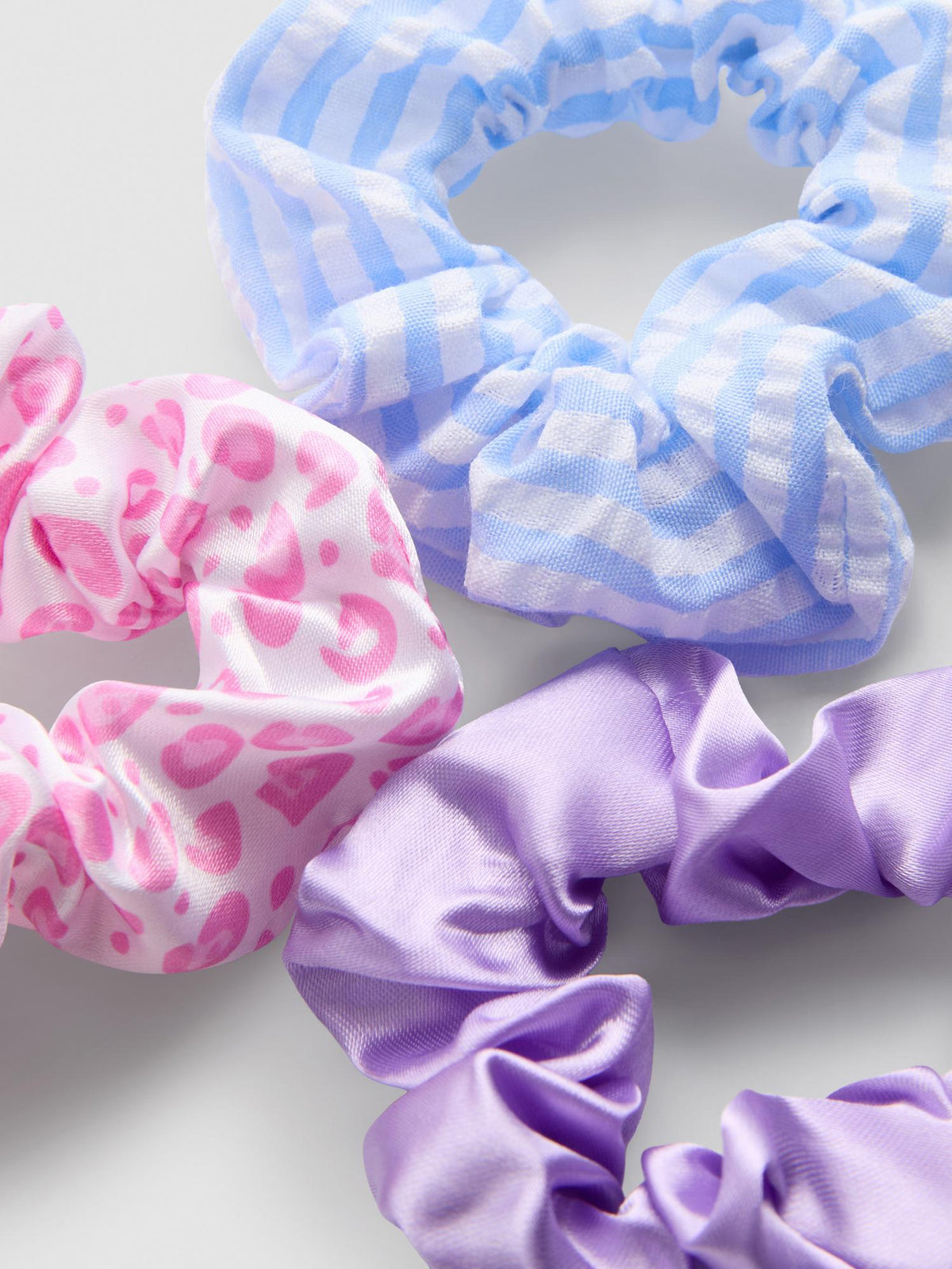 3pk Mixed Scrunchies - Pink