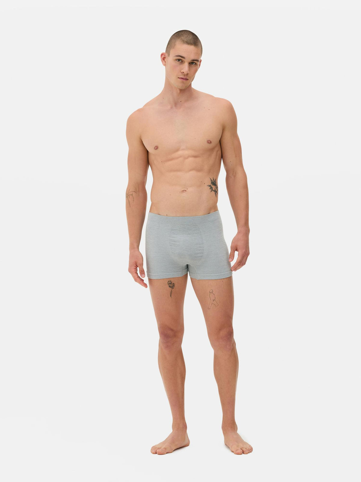 3pk Hipster Briefs - Grey