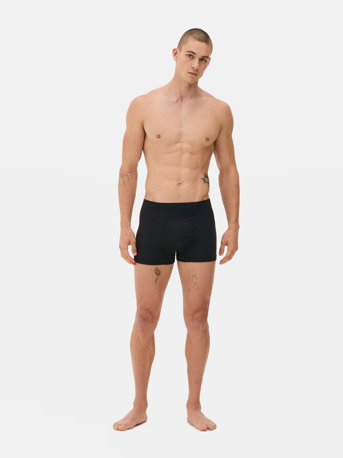 3pk Hipster Briefs - Black