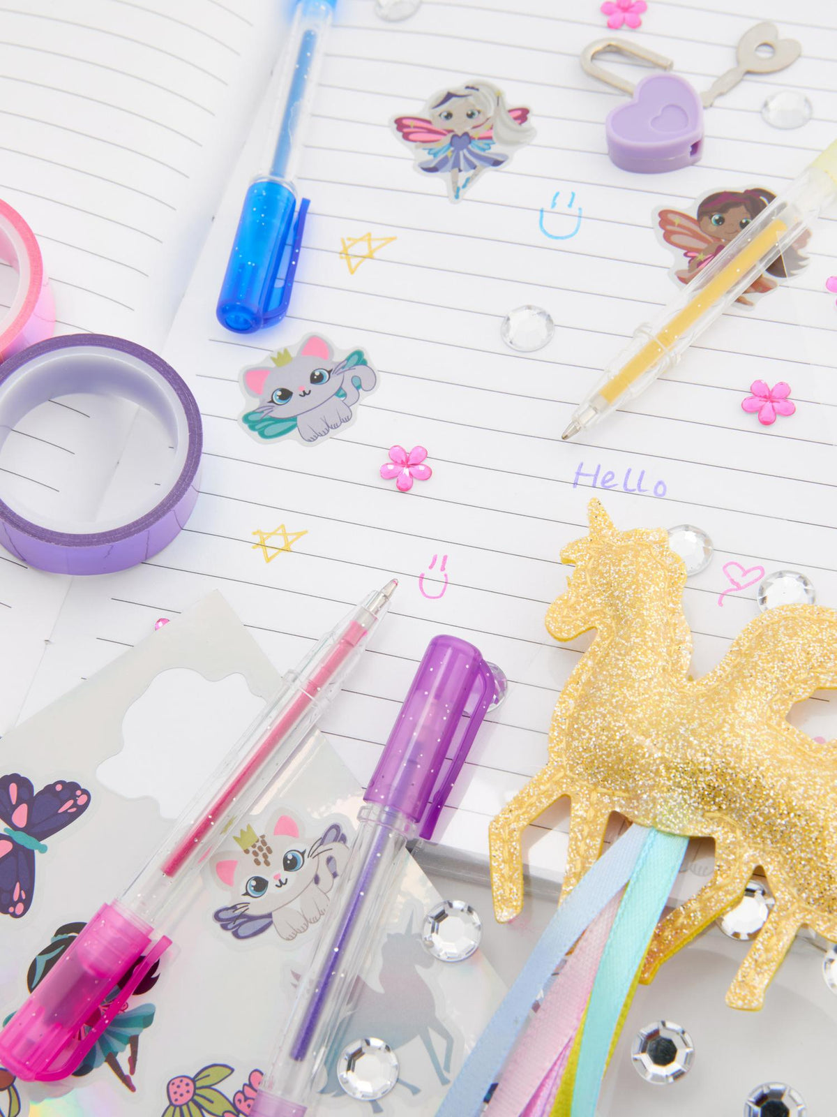 Fairy Bumper Stationery Set - Multi