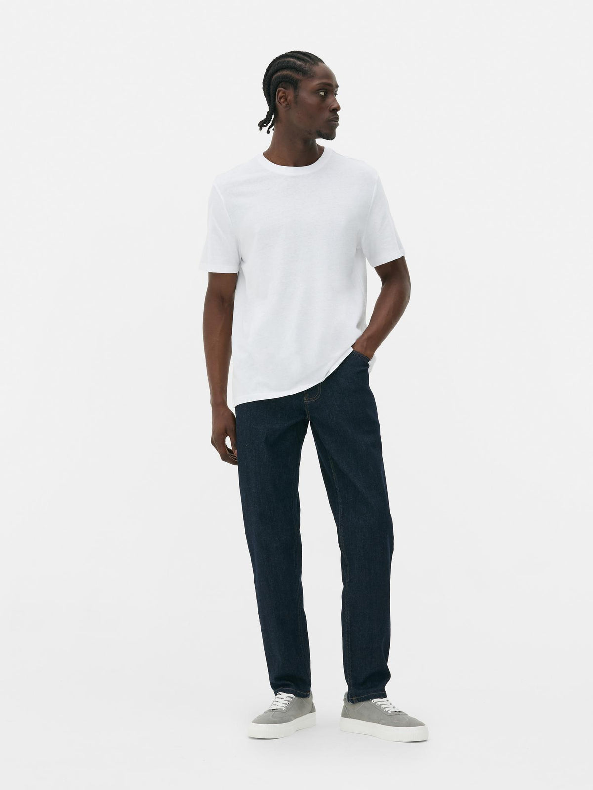 4pk Regular Fit Cotton T-Shirts - White