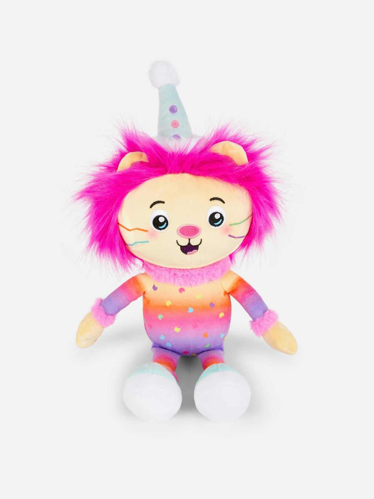 Gabby’s Dollhouse Marty the Party Cat Large Plush Toy - Multi