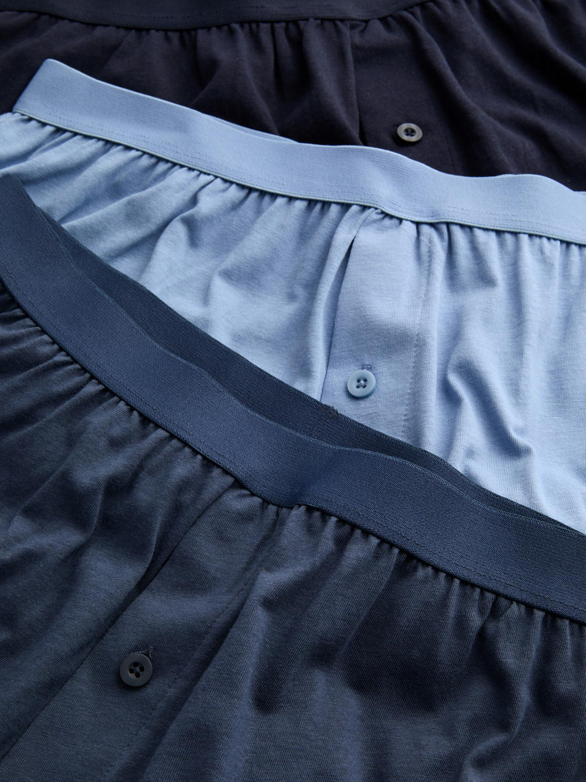 3pk Loose Boxers - Blue