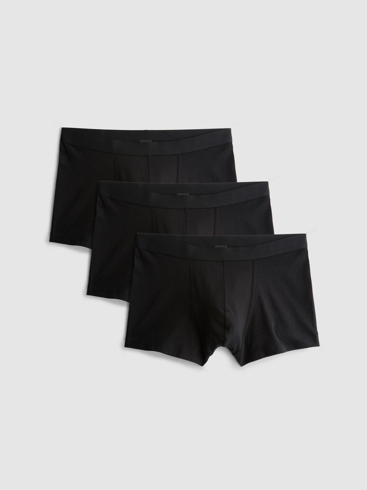 3pk Hipster Boxers - Black