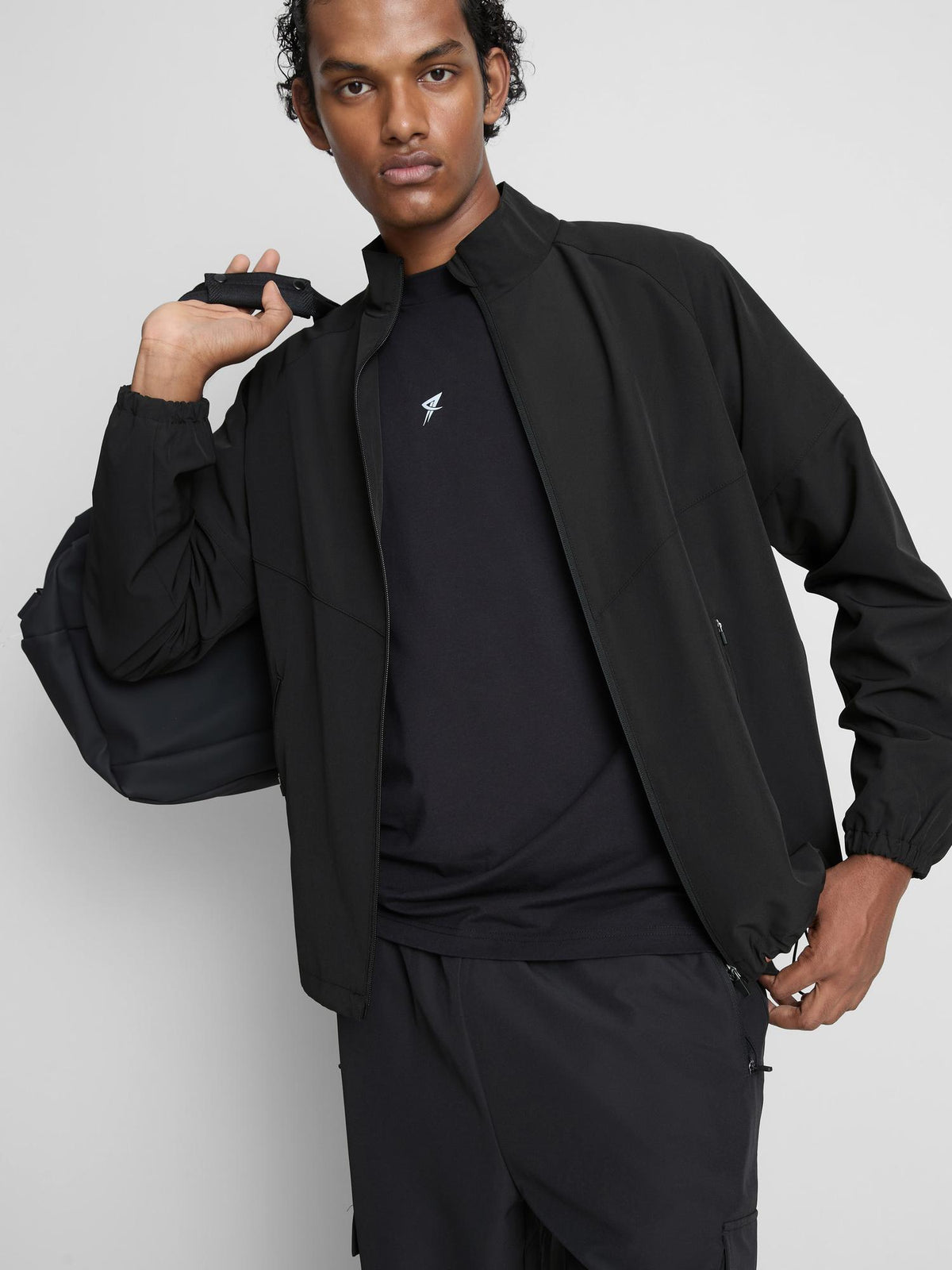 Active Funnel Jacket - Black