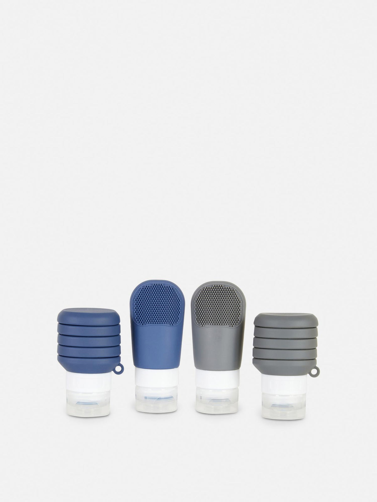 4pk Travel Bottles - Grey