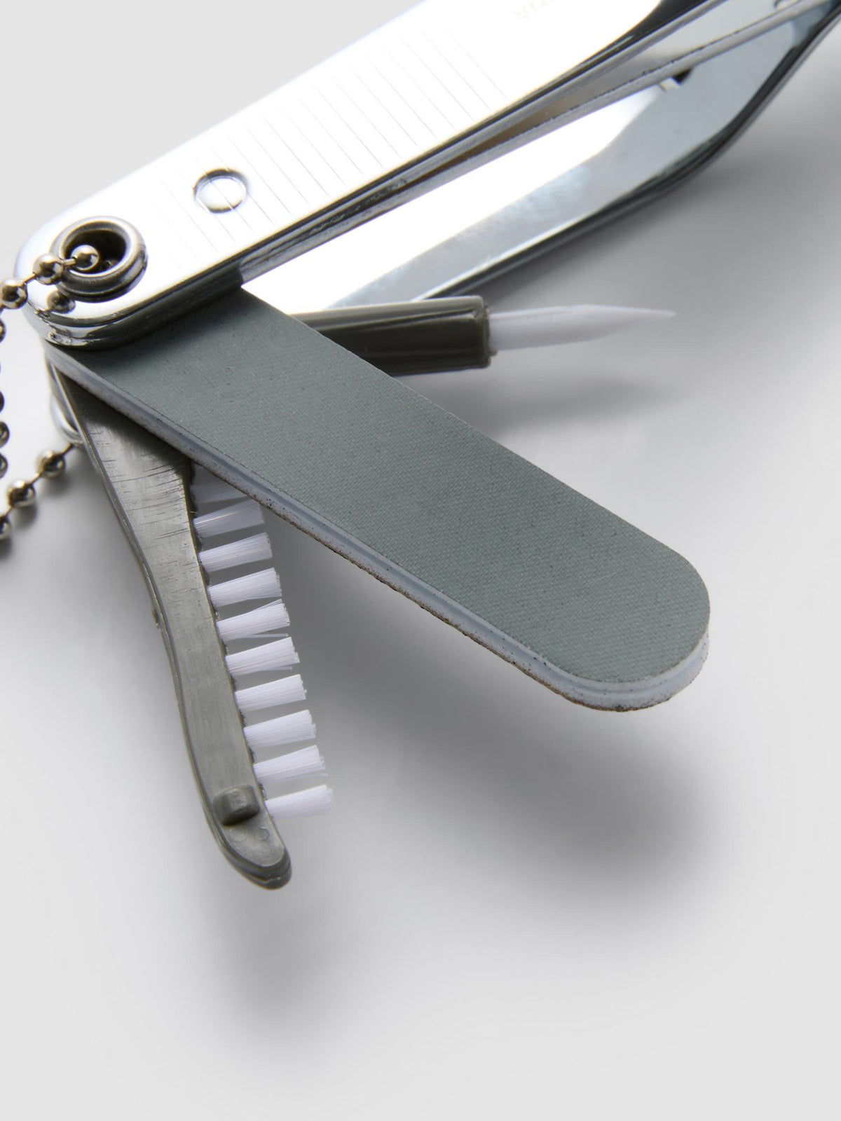 Men’s Nail Care Tool Keychain - Charcoal