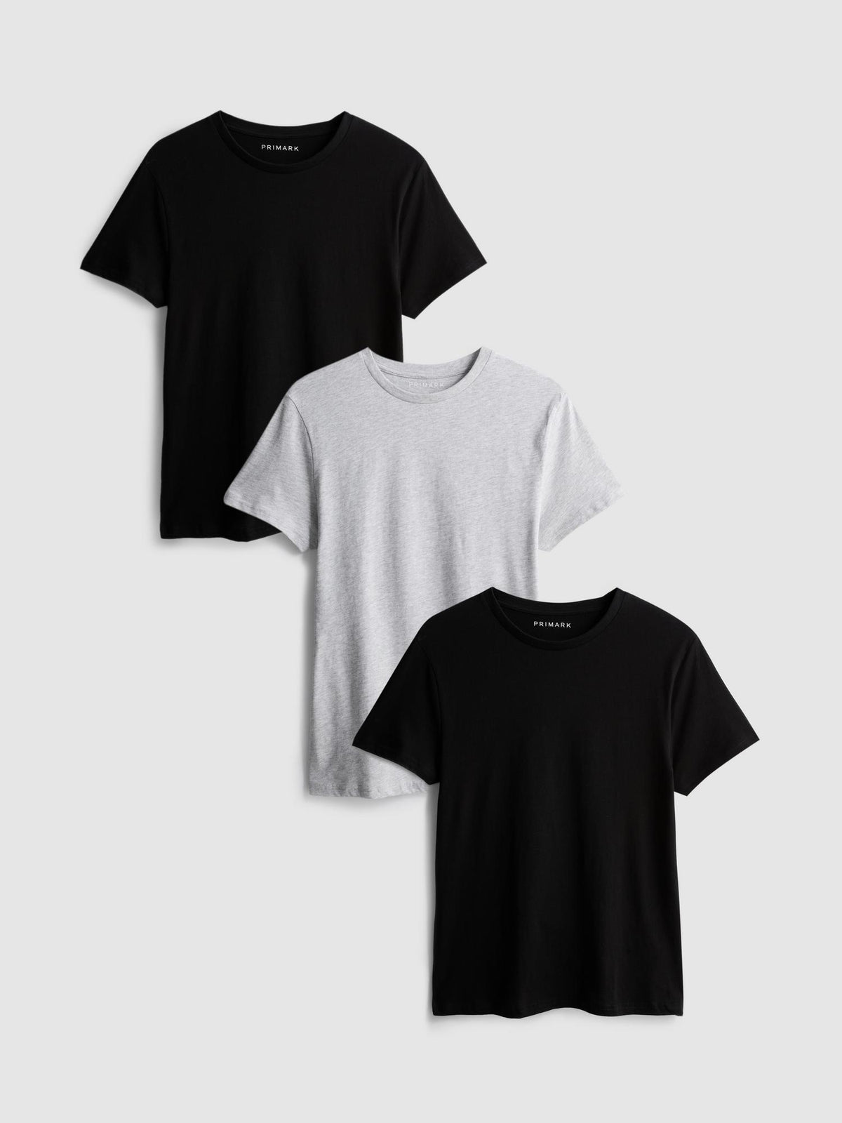 3pk Short Sleeve T-Shirts - Grey