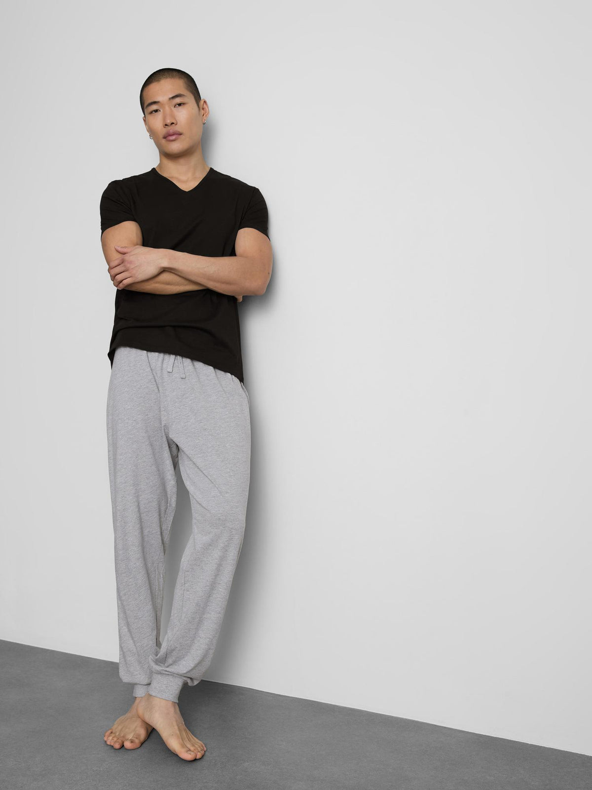 3pk Slim Fit V-Neck T-Shirts - Black