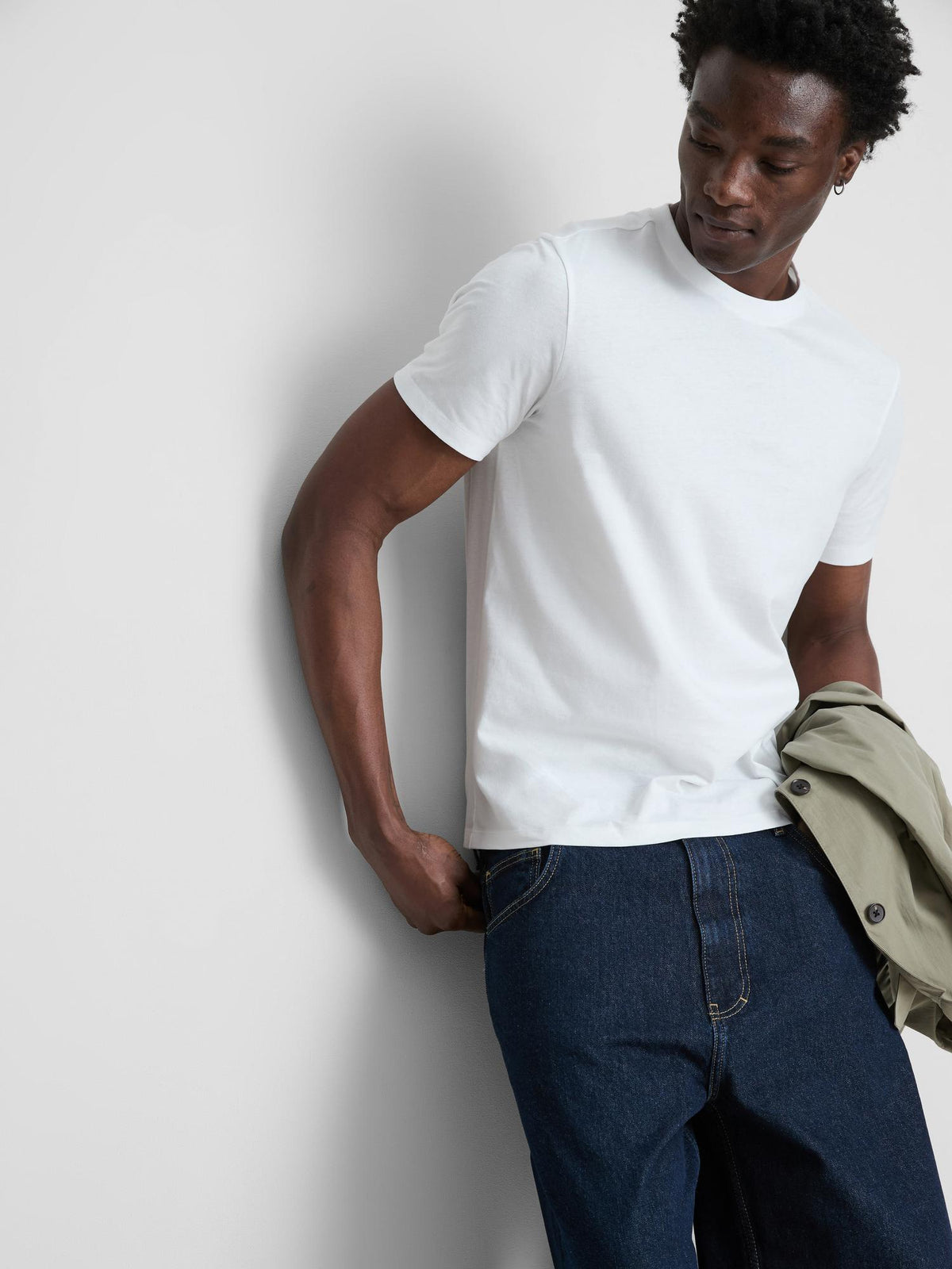 Regular Fit White T-Shirt - White