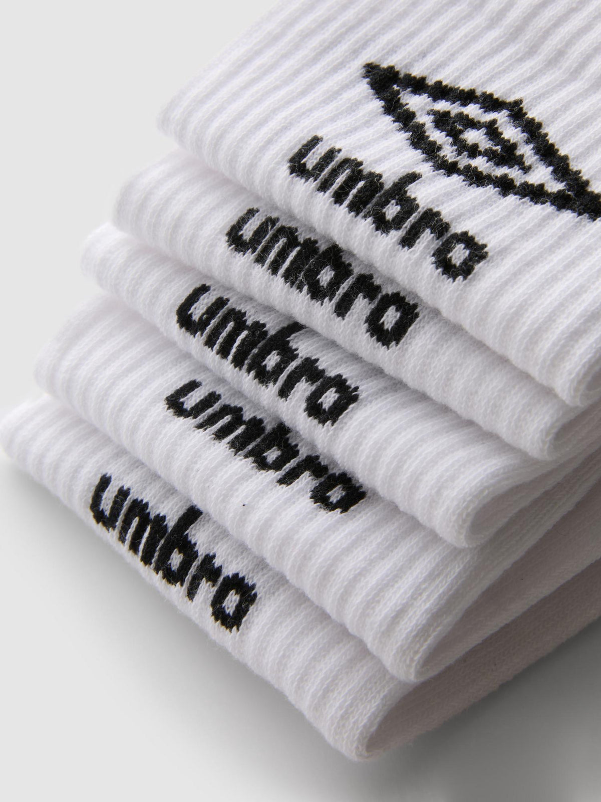 5pk Umbro Sports Socks - White