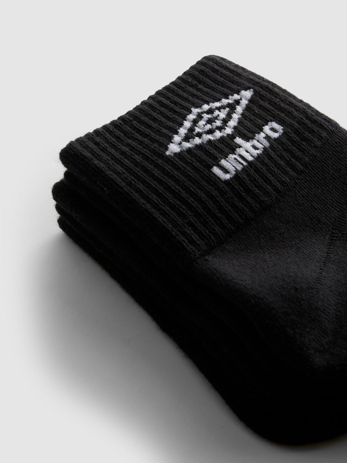 5pk Umbro Trainer Socks - Black