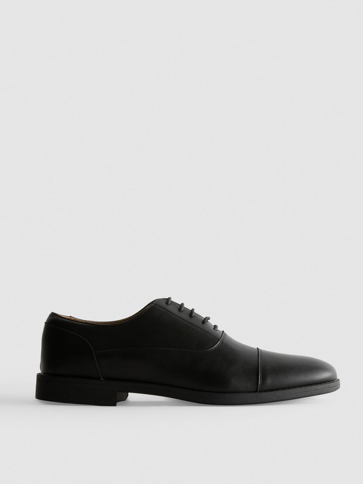 Lace Up Oxford Shoes - Black