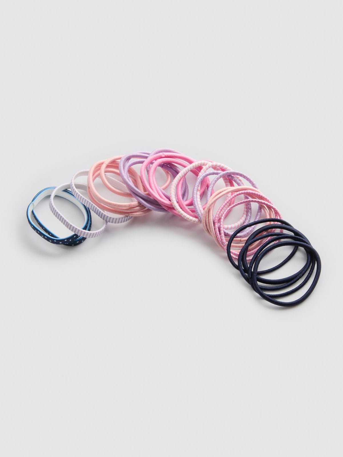 30pk Hair Ties - Black