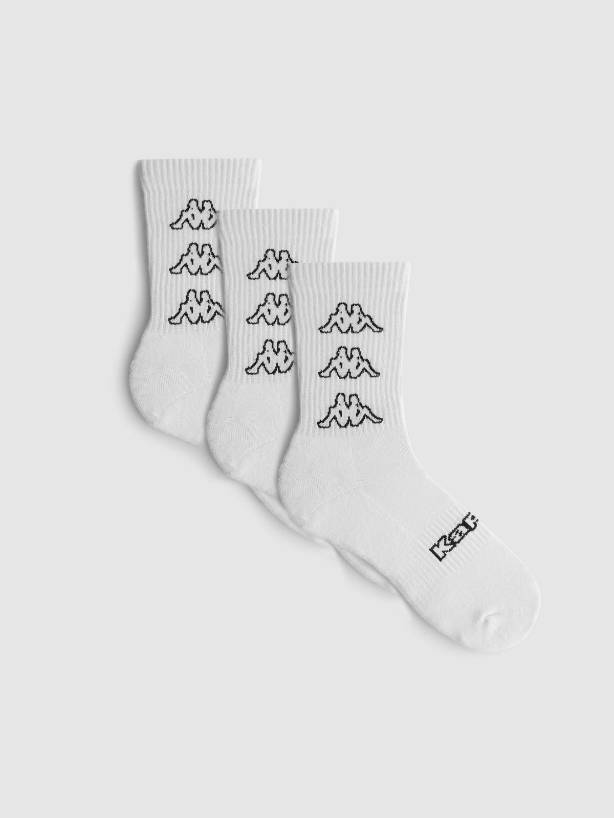 3pk Kappa x Primark Sports Socks - White