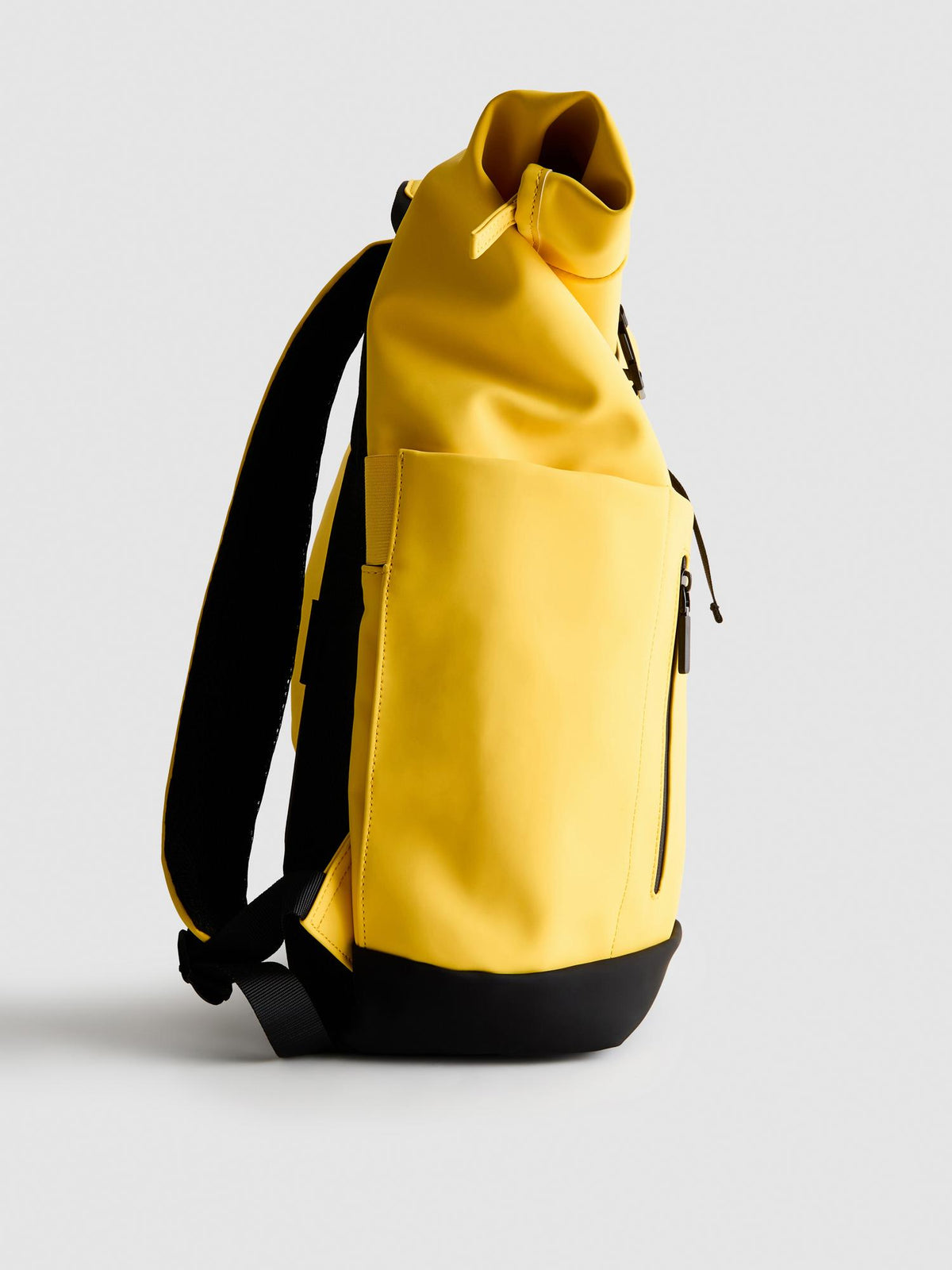 Roll Top Backpack - Yellow