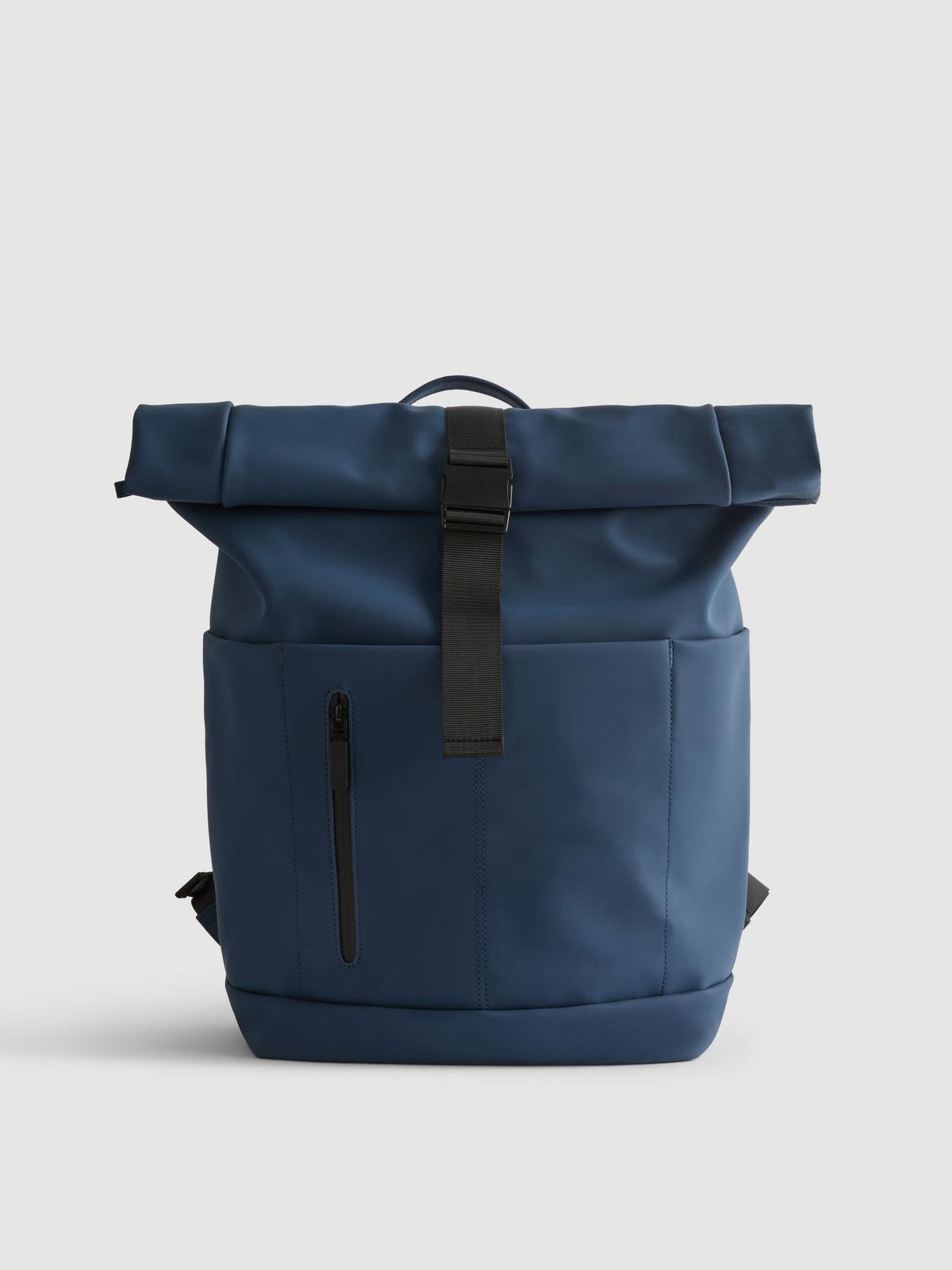 Roll Top Backpack - Navy
