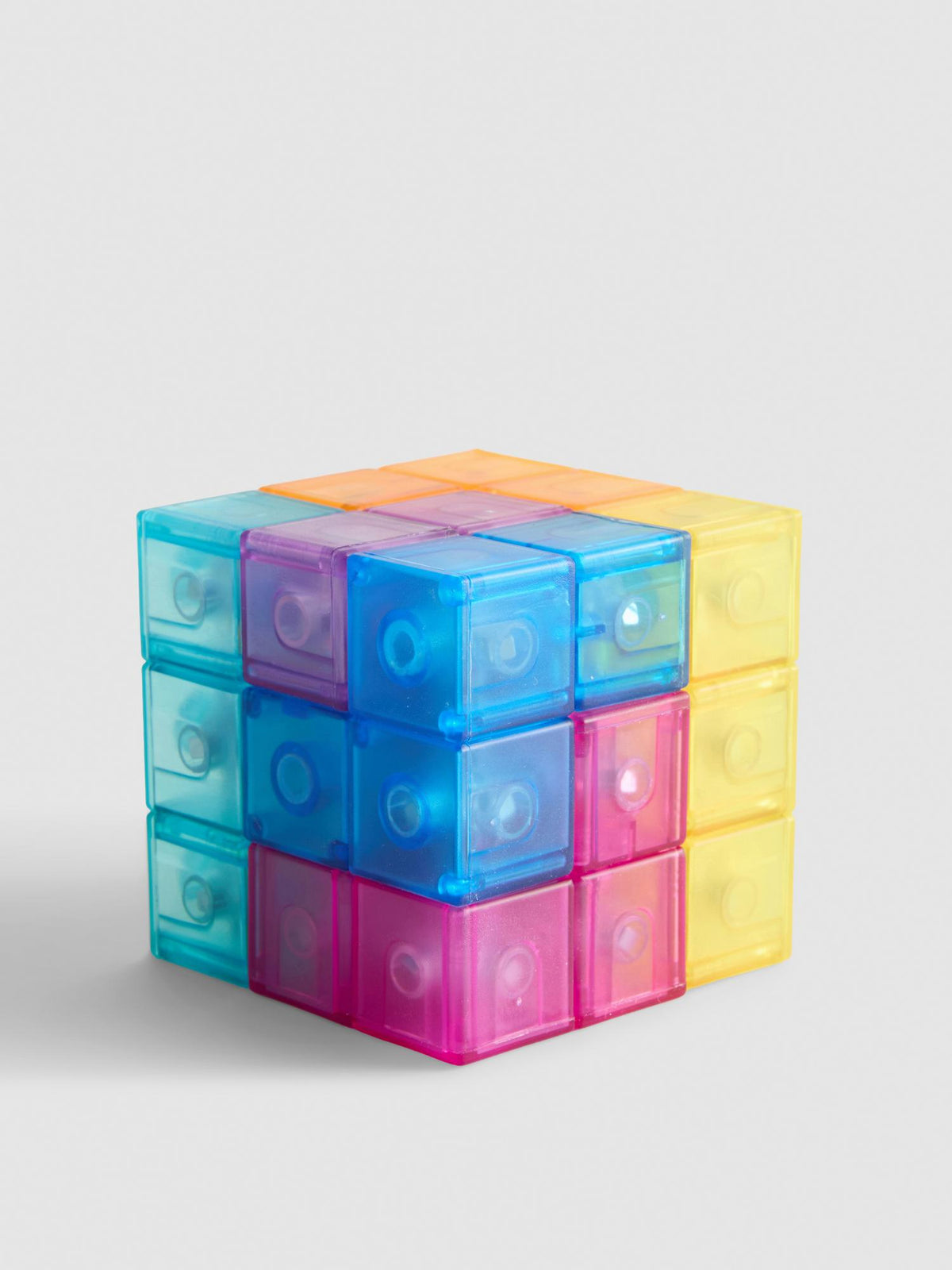 Magnetic Puzzle Cube Toy - Multi
