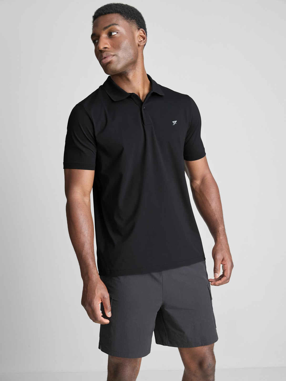 Gym Polo Shirt - Black