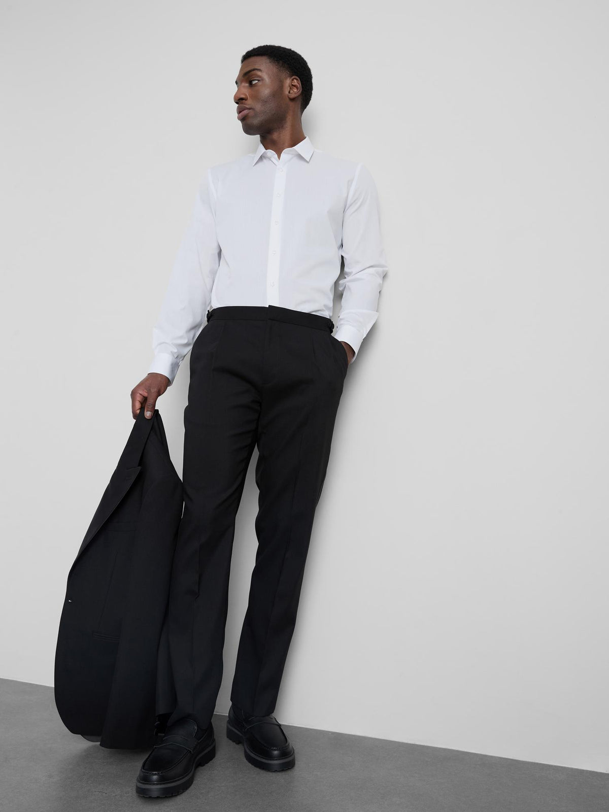 Long Sleeve Regular Fit Formal Shirt - White