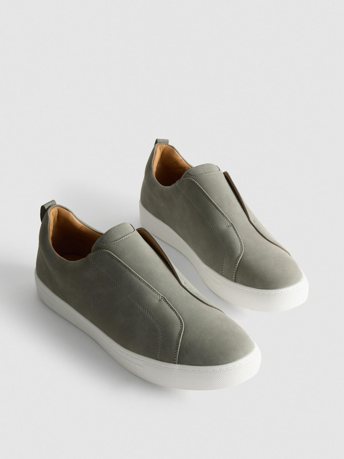 Slip-On Low Top Trainers - Grey