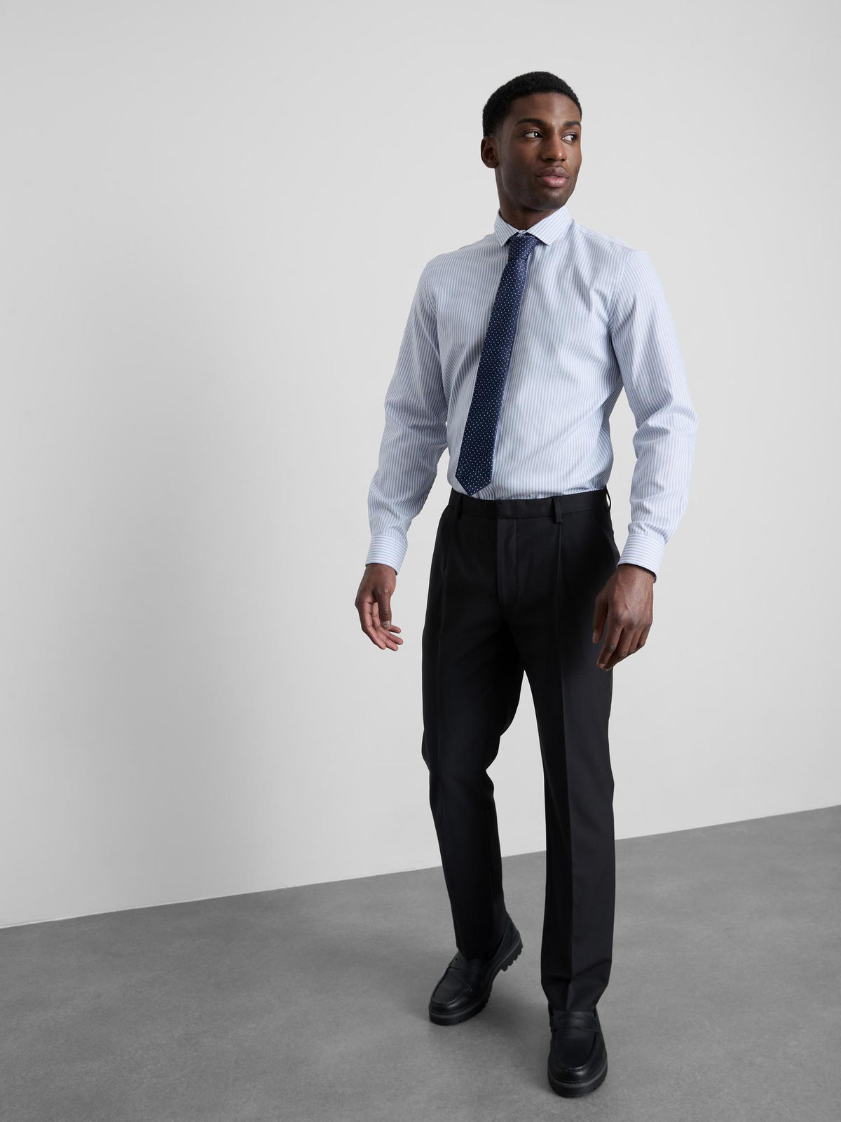 Stripe Formal Shirt - Blue