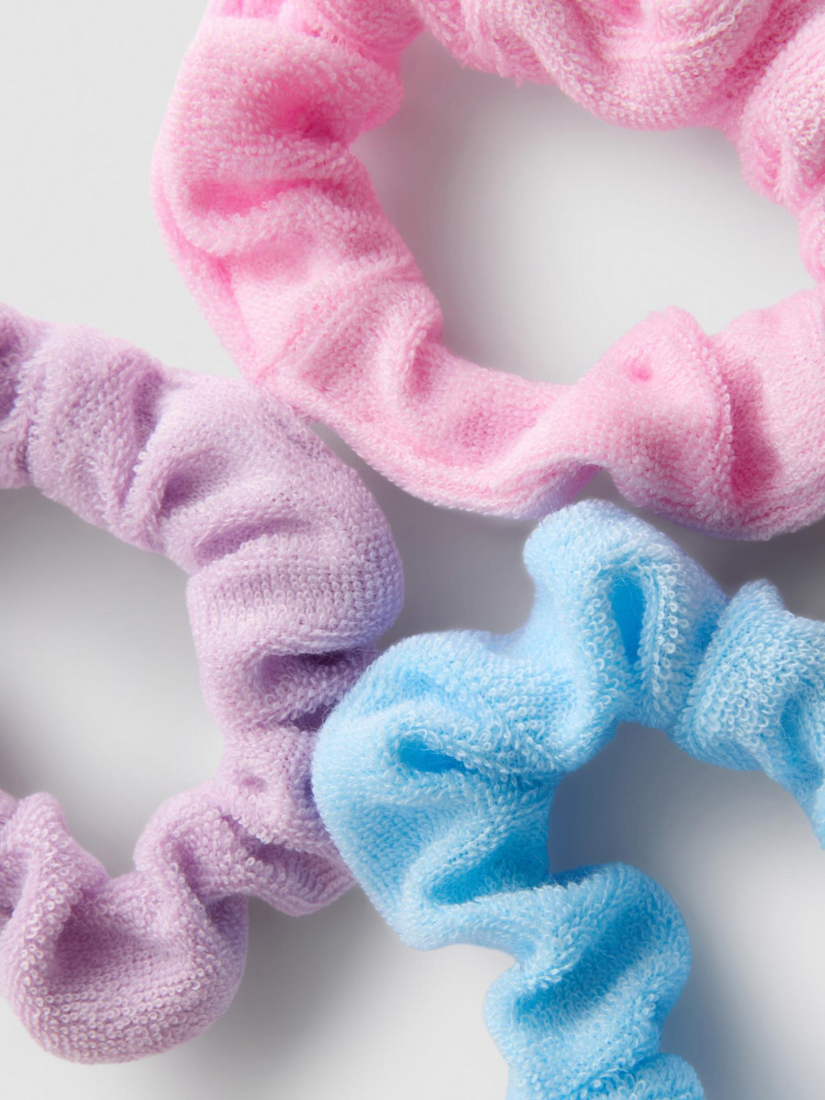 3pk Towelling Scrunchies - Multi
