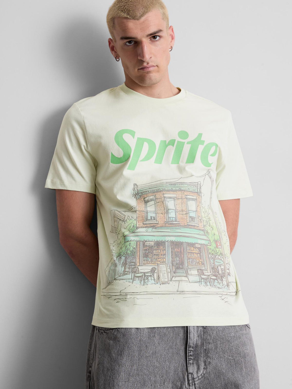 Sprite Graphic T-Shirt - Light Green